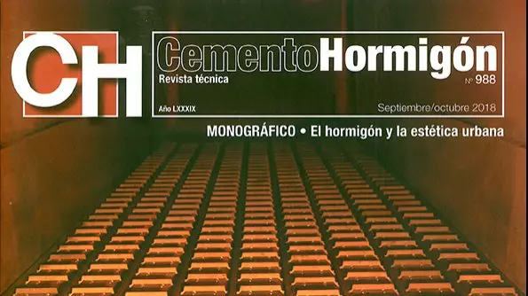 COLABORATION IN THE CEMENTO-HORMIGON MAGAZINE Nº 988 