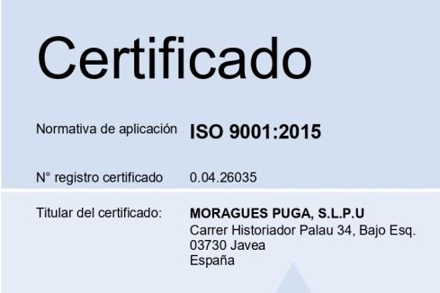 HEMOS CONSEGUIDOS LAS CERTIFICACIONES ISO 9001 E ISO 14001